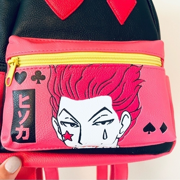 NWT Hunter x Hunter Hisoka Morow Mini Backpack – Anime & Manga Fan Must-Have! 🎒 - Picture 5 of 12